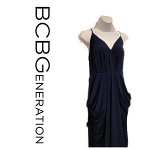 BCBG Midi Dress Navy
